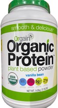 Orgain 3.15 LBS Organic Plant Based Protein Powder, Vanilla Bean - £70.32 GBP