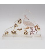 Vintage Etched Carved Lucite Peacock Signed Dale Marshall - £72.62 GBP