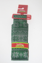 Holiday Arcade Green Snowflake Neck Tie NEW - £7.77 GBP