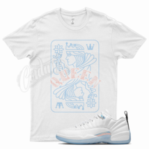 White QUEEN T Shirt for J1 12 Low Lagoon Pulse Easter  - £20.49 GBP+