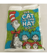 The cat in the hat Dr. Seuss thing 1 thing 2 plastic draw string plastic... - $19.75