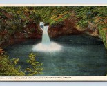 Punch Ciotola Falls Aquila Creek Columbia Fiume Highway Oregon Unp Wb Ca... - $4.03