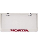 Honda 3D Red/Black/ Blue/ Chrome Script  Stainless Steel Frame - $40.44 CAD