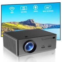 Native 1080P 5G Wifi Bluetooth Projector, 9500L Mini Projector Support 4K Androi - £102.29 GBP