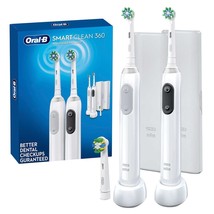 Oral B Electric Toothbrush Power Automatic Vibrating Smart Cl EAN 360 2 Pack New - $99.99