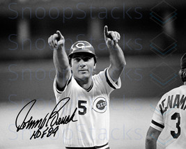 Johnny Bench Signed 8x10 Glossy Photo Autographed RP Signature Print Poster Wall - £13.38 GBP