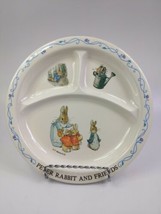 PETER RABBIT AND FRIENDS Children&#39;s Divided Plate Melamine F Warne Co Ed... - $17.82