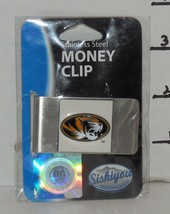 University of Missouri Mizzou Tigers Stainless Steel Money Clip Siskiyou Gifts - £11.83 GBP
