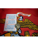 United States Marine Corps Semper Fi Flag medal vintage WWII hymn post c... - $42.00