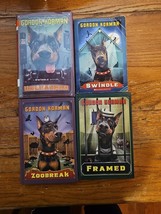 Gordon Korman lot of 4 Hardback Books set SWINDLE FRAMED ZOOBREAK Unleas... - $14.80