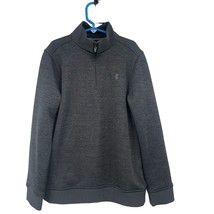 Under Armour Quarter Zip Shirt Youth YMD Used Black Charcoal - £12.51 GBP