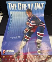 1996-97 Campbells Chunky Soup The Great One NHL Wayne Gretzky Rangers Poster - £10.08 GBP