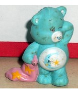 1984 Kenner Care Bears Bedtime Bear Mini Pvc Figure Vintage 80&#39;s - $35.35 CAD