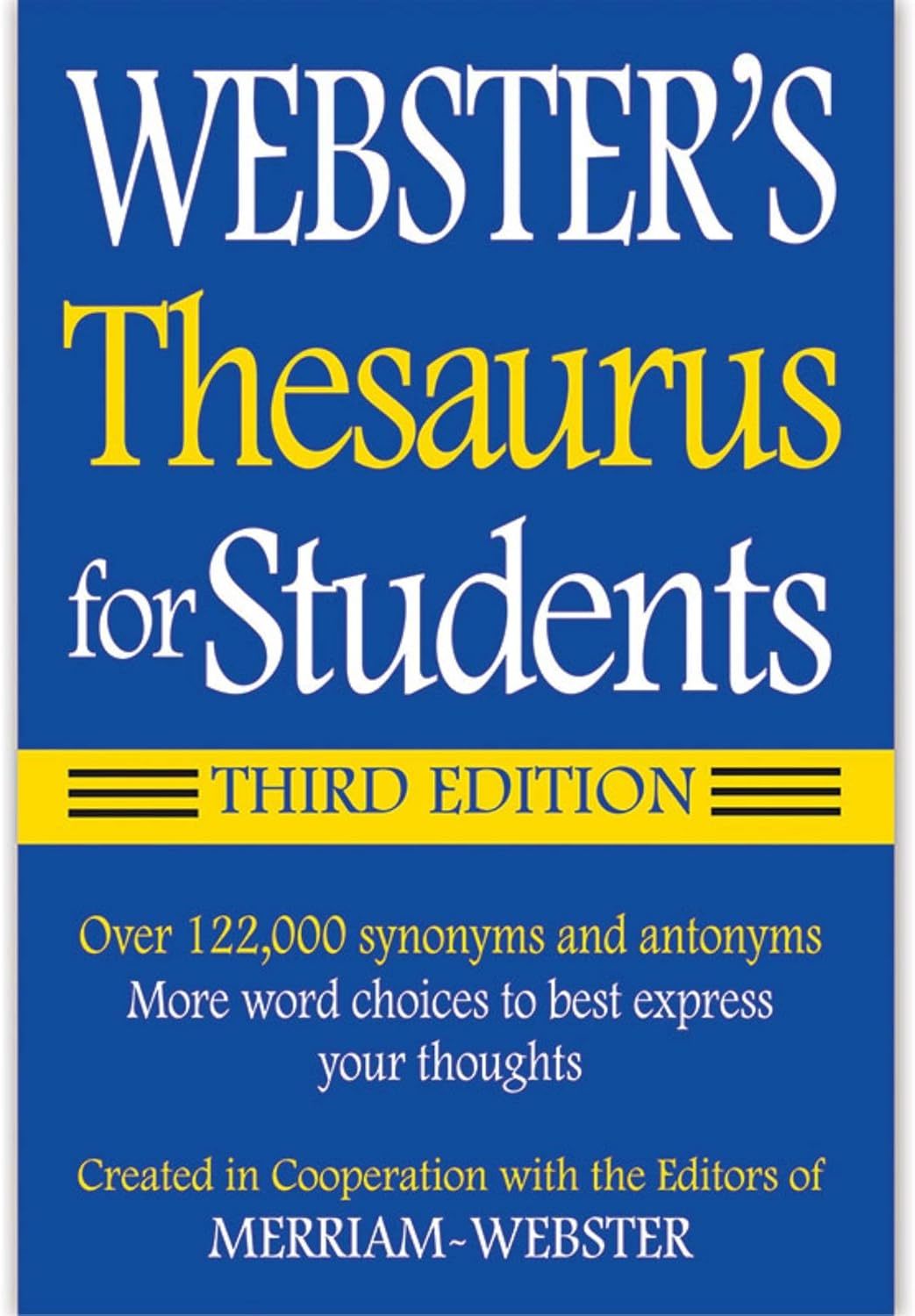 Websters Thesaurus For Students - $56.96