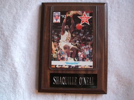 OLD VTG Shaquille O&#39;Neal plaque as #1 Draft Pick out of LSU  - £16.44 GBP