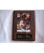 OLD VTG Shaquille O&#39;Neal plaque as #1 Draft Pick out of LSU  - £16.51 GBP