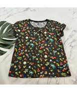 Disney World Womens Pixar All Over Print Tee Size L Gray Red Parks Chara... - $22.76