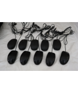 Mixed Lot of 10 Dell and Logitech USB Optical Mouse w/ Scroll Wheel - $40.68 CAD