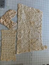 Vintage Hand Crocheted Doily Set #27a - $5.00