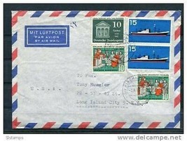 Germany 1957 Cover  Kirchhelm-Teck  to USA  Cv 10 euro - £3.94 GBP