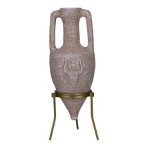 Small Amphora with Minoan Symbol Bull Head Vase Minoan Crete Ancient Greece - £44.05 GBP