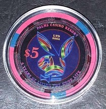 (1) $5. Palms Playboy Club Casino Chip - 4th Anniversary - Las Vegas - 2004 - $28.95