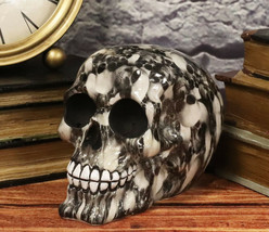 Ebros Day Of The Dead Black Ossuary Lost Souls Tattoo Sugar Cranium Skull Statue - £19.29 GBP