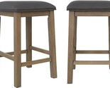Sunset Trading Saunders Counter Height Backless Bar Stools | Set of 2 | ... - £306.94 GBP