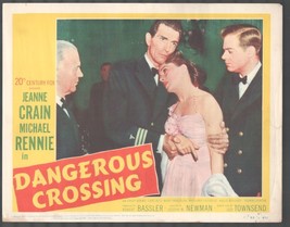 Dangerous Crossing 11&quot;x14&quot; Lobby Card #5 Michael Rennie Jeanne Crain Film Noir - £25.35 GBP