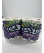 Lot of 2 Quilted Northern Ultra Plush Toilet Paper 6 Mega Rolls 24 Reg R... - $18.50