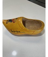 Vintage Wooden Shoe Clog Imported Heineken Beer Bar Advertising Made in ... - $20.58 CAD