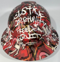 New Full Brim Hard Hat Custom Hydro Dipped Kansas City Chiefs Inspire Change - £51.95 GBP