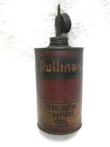 Antique Collectible PULLMAN Penetrating Graphite Oil Dispensing Can-Trai... - $49.95