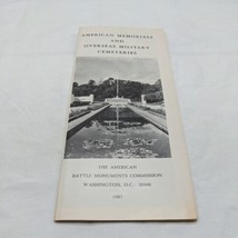 1967 American Memorials And Overseas Military Cemeteries Pamphlet - £21.35 GBP