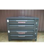 PIZZA OVEN COMMERCIAL BLODGETT 961 P NATURAL DECK GAS DOUBLE WITH  NEW S... - $3,955.05