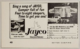 1970 Print Ad Jayco Tent Camping Trailers Made in Harper,Kansas - £6.71 GBP