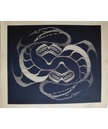 RICK ATKINS Haida Artist Limited Ed. Serigraph Print &quot;Our Hearts Sing&quot; 1... - £139.27 GBP