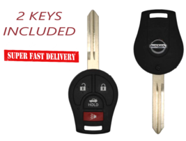 2 NEW Remote Key For NISSAN Pathfinder 2009-2013 4B CWTWB1U751 (46) Chip... - £22.46 GBP