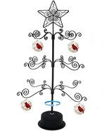 Halloween Rotating Metal Ornament Display Tree Stand 24 Inch Wire Hook H... - £44.15 GBP