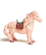 Pink Horse trinket box hand made by Keren Kopal &amp; Austrian crystals - $59.40