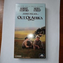 Out of Africa VHS Movie Robert Redford Meryl Streep Drama PG - £7.94 GBP