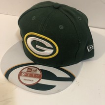 Green Bay Packers New Era Green Color Rush 9FIFTY Snapback Adjustable Hat NFL - £13.90 GBP