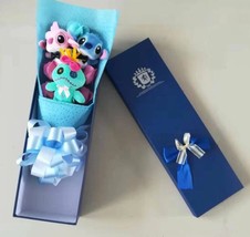 Inspired by Disney Stitch, Scrump and Lilo stuffed cartoon bouquet - £51.95 GBP