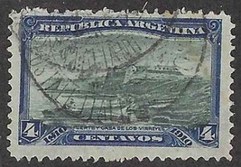 1910 Argentina Stamp - 4c, SC#164 E69A - $1.49