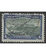 1910 ARGENTINA Stamp - 4c, SC#164 E69A - £1.16 GBP