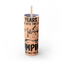 Maars Personalized 20oz Skinny Tumbler: Matte or Glossy, with Matching Lid and S - £31.99 GBP