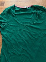 Boden  Scoop Neck Ribbed 3/4 Sleeve Size 10 US - $409.73 MXN