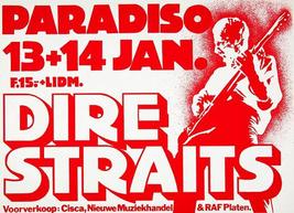 Dire Straits - 1982 - Paradiso - Amsterdam - Concert Poster - £7.90 GBP+