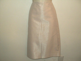 NEW Ellen Tracy Suit Skirt 4 Rose Quartz-Tan - £30.79 GBP