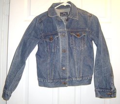  Vintage Women&#39;s Size S High Meadows Blue Jean Denim Jacket - £18.35 GBP